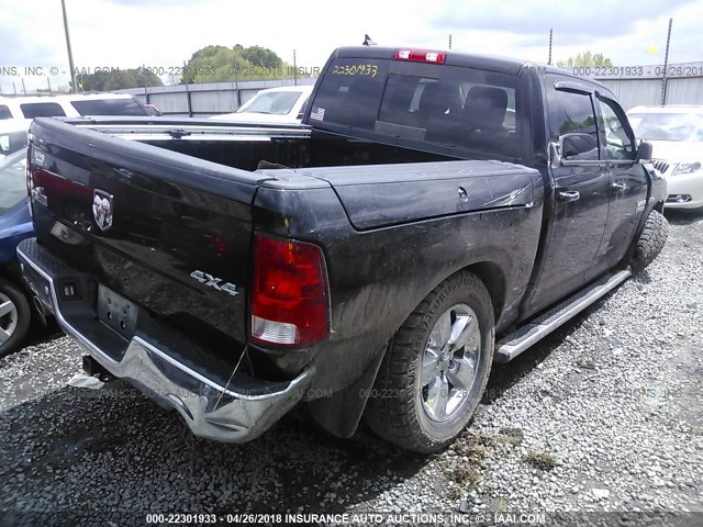 1C6RR7LT1HS627714 - 2017 RAM 1500 SLT BLACK photo 4