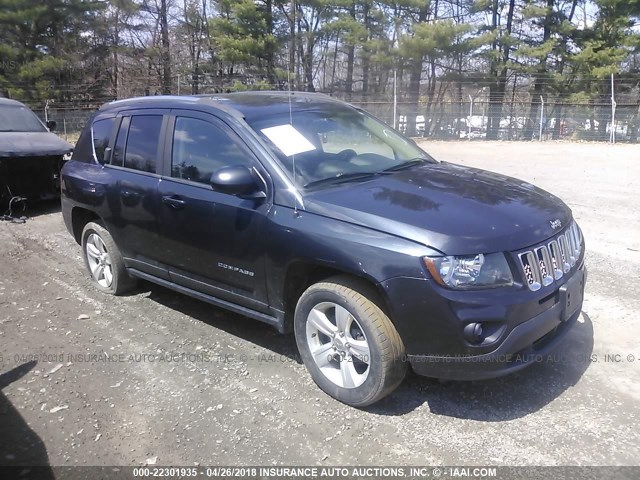 1C4NJDBB7FD114653 - 2015 JEEP COMPASS SPORT Dark Blue photo 1