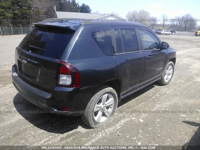 1C4NJDBB7FD114653 - 2015 JEEP COMPASS SPORT Dark Blue photo 4