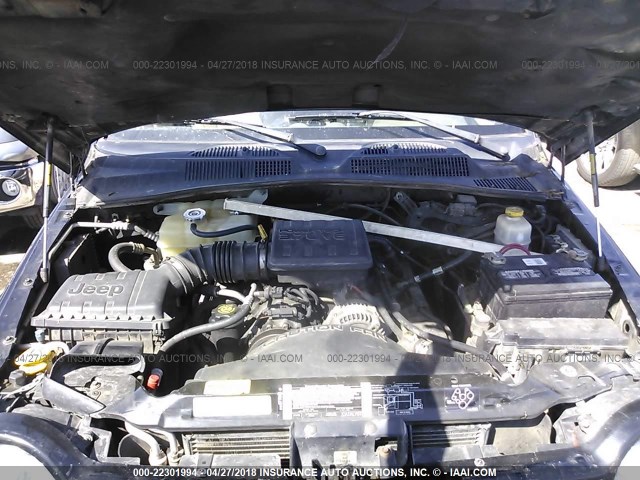 1J4GL58K23W525596 - 2003 JEEP LIBERTY LIMITED BLACK photo 10