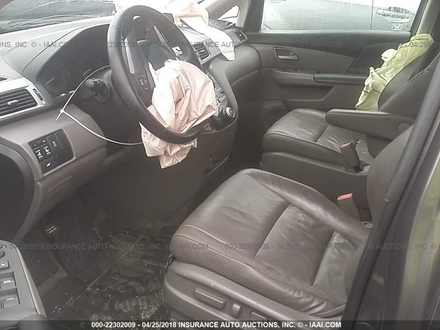 5FNRL5H66CB001261 - 2012 HONDA ODYSSEY EXL ნაცრისფერი ფოტო 5