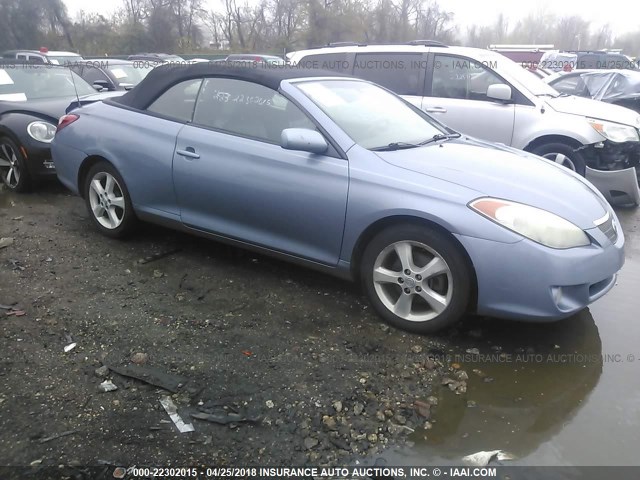 4T1FA38P24U028208 - 2004 TOYOTA CAMRY SOLARA SE/SLE 浅蓝色 照片 1