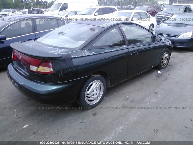 1G8ZH1276WZ133229 - 1998 SATURN SC2 GREEN photo 4