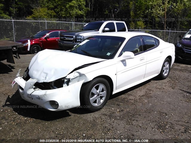 2G2WP552161161651 - 2006 PONTIAC GRAND PRIX WHITE photo 2