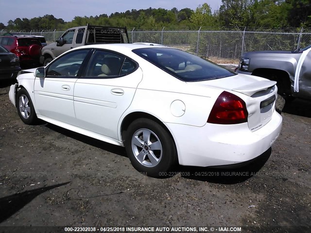 2G2WP552161161651 - 2006 PONTIAC GRAND PRIX WHITE photo 3