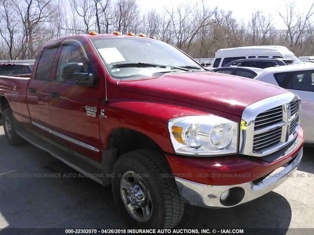 3D7MX38A78G165391 - 2008 DODGE RAM 3500 ST/SLT RED photo 1