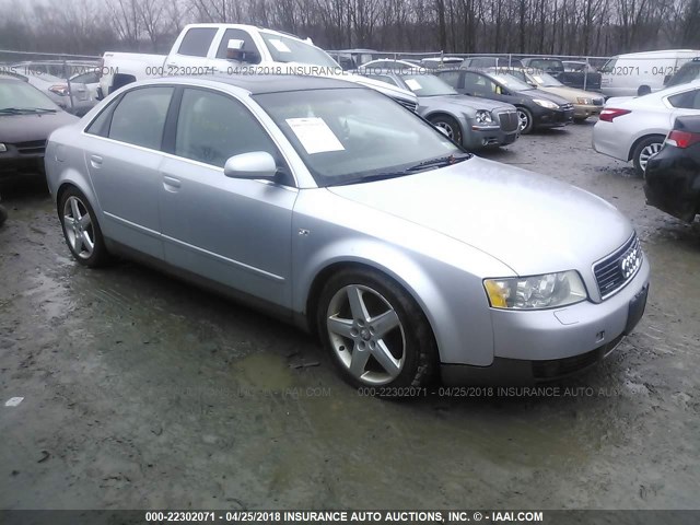 WAULT68E82A127838 - 2002 AUDI A4 3.0 QUATTRO SILVER photo 1