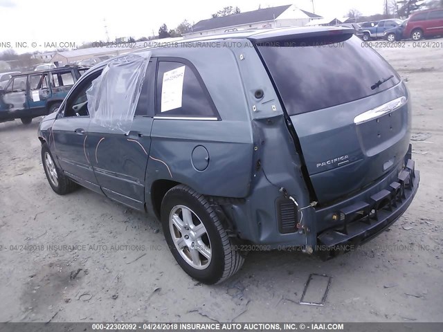 2A4GM68486R902689 - 2006 CHRYSLER PACIFICA TOURING GREEN photo 3
