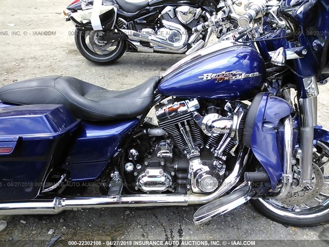 1HD1KB4187Y627357 - 2007 HARLEY-DAVIDSON FLHX BLUE photo 8