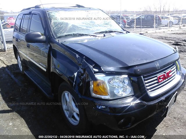 1GKDS13S462340431 - 2006 GMC ENVOY BLACK photo 6