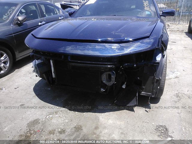 2C3CDXHG3FH849916 - 2015 DODGE CHARGER SXT BLUE photo 6