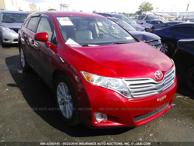 4T3BA3BB6BU022976 - 2011 TOYOTA VENZA RED photo 1