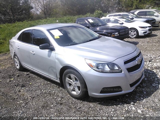 1G11B5SA1DF339945 - 2013 CHEVROLET MALIBU LS SILVER photo 1