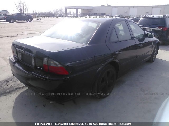 1LNFM87A06Y611194 - 2006 LINCOLN LS BLACK photo 4