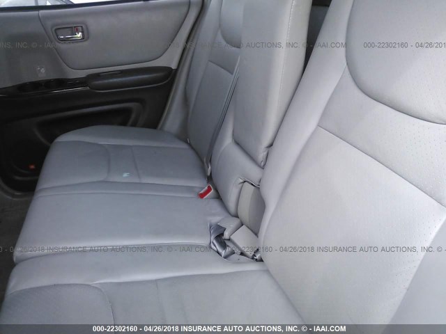 JTEGF21A630089928 - 2003 TOYOTA HIGHLANDER LIMITED RED photo 8