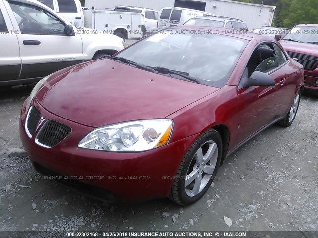 1G2ZH36N474237635 - 2007 PONTIAC G6 GT RED photo 2