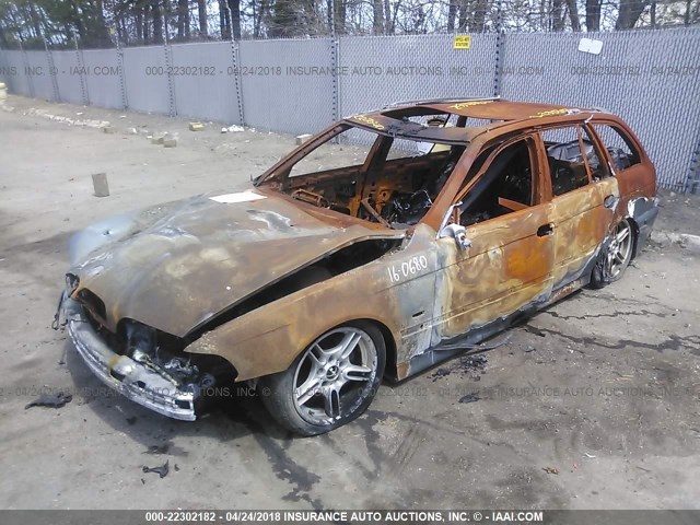 WBADR63423GN92521 - 2003 BMW 540 IT AUTOMATIC შავი ფოტო 2