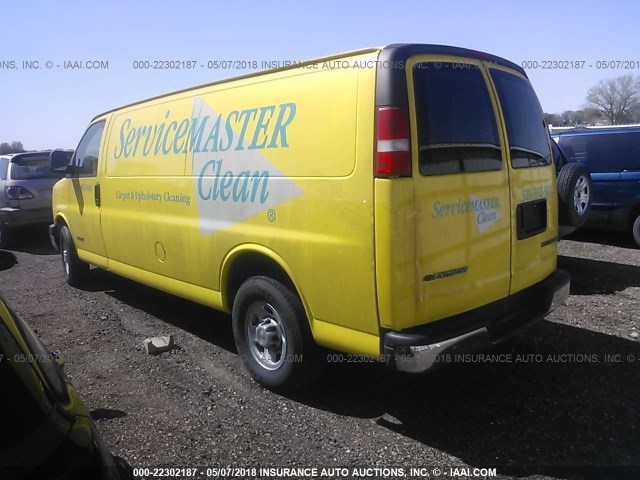 1GCHG39U951128972 - 2005 CHEVROLET EXPRESS G3500  YELLOW photo 3