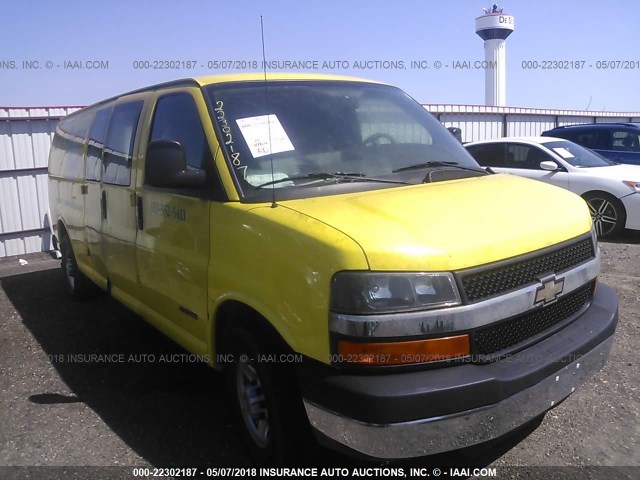 1GCHG39U951128972 - 2005 CHEVROLET EXPRESS G3500  YELLOW photo 6