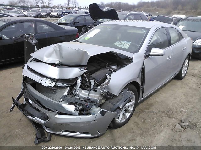 1G11F5SL4FU113189 - 2015 CHEVROLET MALIBU LTZ 银色 照片 2