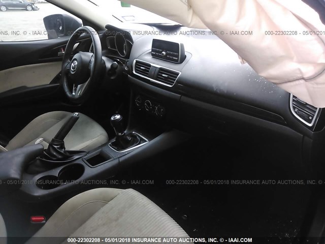 3MZBM1L73EM122042 - 2014 MAZDA 3 TOURING BLUE photo 5