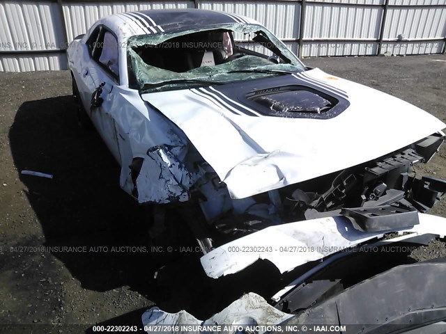 2C3CDZBT2FH839590 - 2015 DODGE CHALLENGER SXT PLUS WHITE photo 6