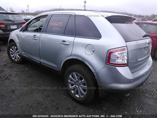 2FMDK49C07BA73602 - 2007 FORD EDGE SEL PLUS SILVER photo 3