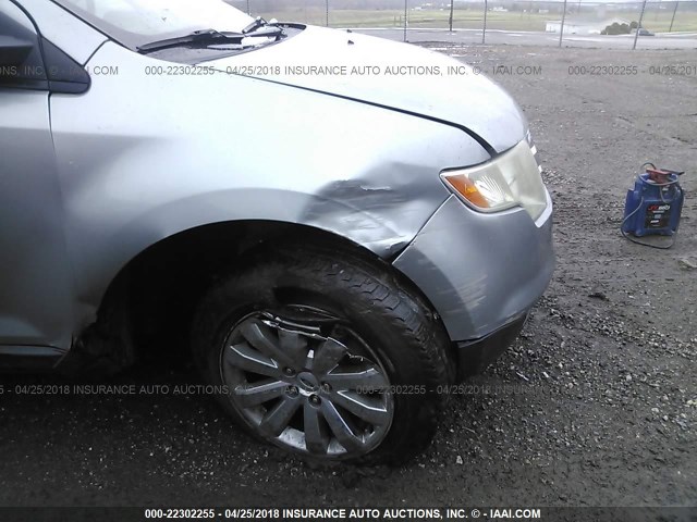 2FMDK49C07BA73602 - 2007 FORD EDGE SEL PLUS SILVER photo 6