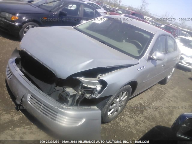 1G4HD57268U166356 - 2008 BUICK LUCERNE CXL SILVER photo 2