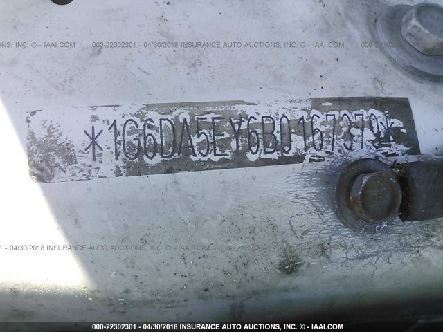 1G6DA5EY6B0167379 - 2011 CADILLAC CTS WHITE photo 9