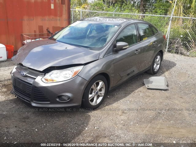 1FADP3F29DL311959 - 2013 FORD FOCUS SE GRAY photo 2