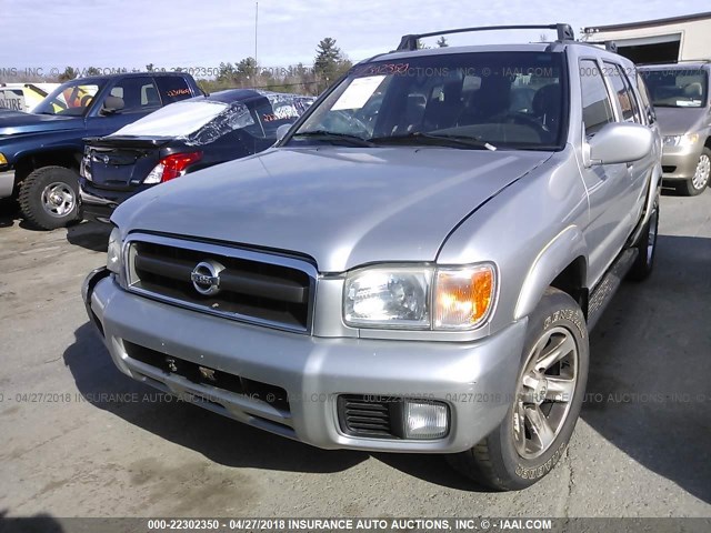 JN8DR09Y02W741995 - 2002 NISSAN PATHFINDER LE/SE SILVER photo 2