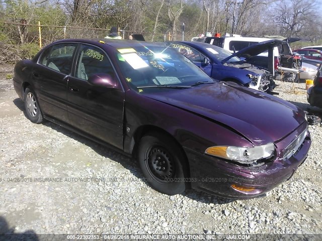 1G4HP52K044109658 - 2004 BUICK LESABRE CUSTOM MAROON photo 1