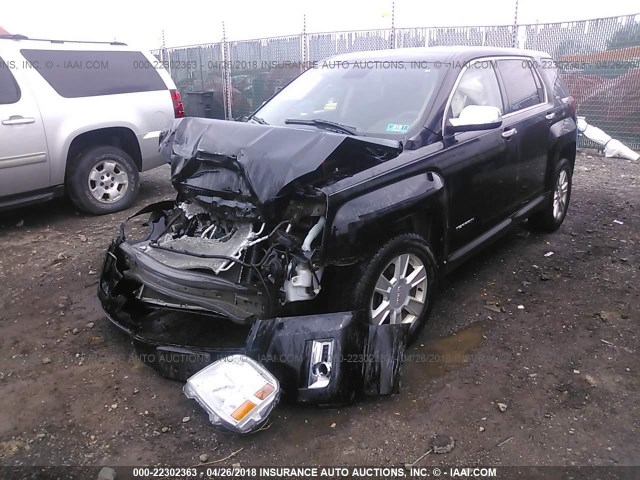 2GKFLREK9D6222117 - 2013 GMC TERRAIN SLE BLACK photo 2