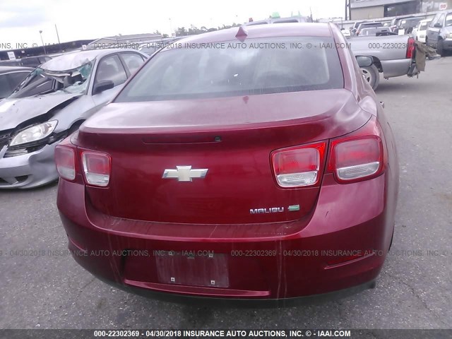 1G11D5RR8DF101712 - 2013 CHEVROLET MALIBU 1LT 红色 照片 6