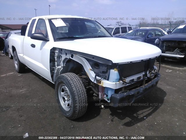 1D7RE2BK8BS638464 - 2011 DODGE DAKOTA ST 白色 照片 1