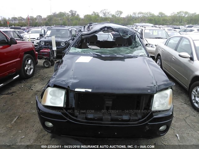 1GKDS13S722509111 - 2002 GMC ENVOY BLACK photo 6