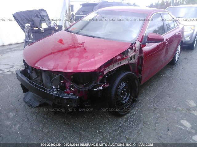 4T1BF1FK1EU854447 - 2014 TOYOTA CAMRY L/SE/LE/XLE RED photo 6