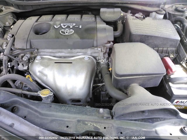 4T4BF3EK5AR049919 - 2010 TOYOTA CAMRY SE/LE/XLE GREEN photo 10