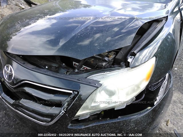 4T4BF3EK5AR049919 - 2010 TOYOTA CAMRY SE/LE/XLE GREEN photo 6