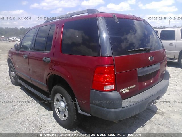 1FMZU62K75UA92944 - 2005 FORD EXPLORER XLS/XLS SPORT MAROON photo 3