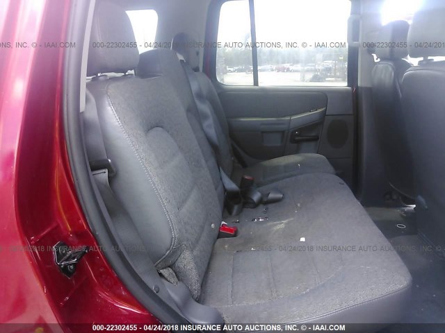 1FMZU62K75UA92944 - 2005 FORD EXPLORER XLS/XLS SPORT MAROON photo 8