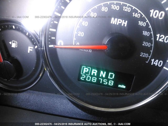 1J8HH48K57C696588 - 2007 JEEP COMMANDER BLACK photo 7