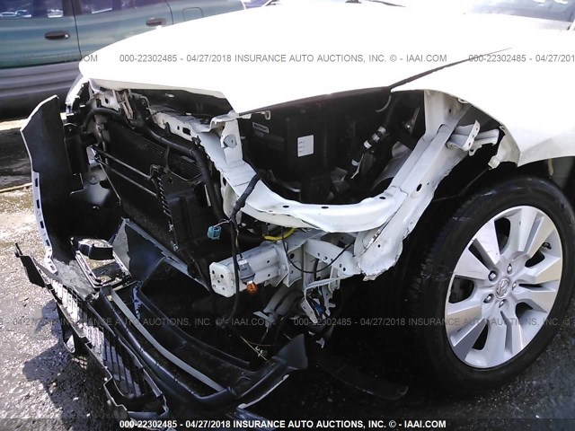 5J8TB2H23CA001040 - 2012 ACURA RDX WHITE photo 6