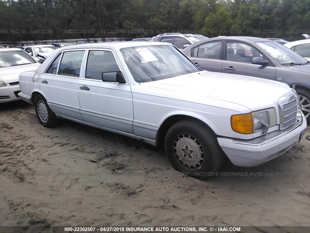 WDBCA25DXKA440806 - 1989 MERCEDES-BENZ 300 SEL WHITE photo 1