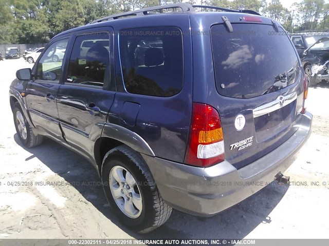 4F2CZ06193KM04085 - 2003 MAZDA TRIBUTE ES BLUE photo 3