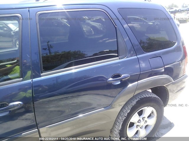 4F2CZ06193KM04085 - 2003 MAZDA TRIBUTE ES BLUE photo 6