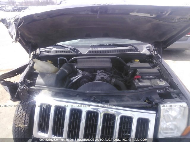 1J4RG4GK4AC124560 - 2010 JEEP COMMANDER SPORT Սև լուսանկար 10