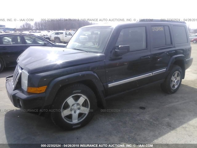 1J4RG4GK4AC124560 - 2010 JEEP COMMANDER SPORT BLACK photo 2