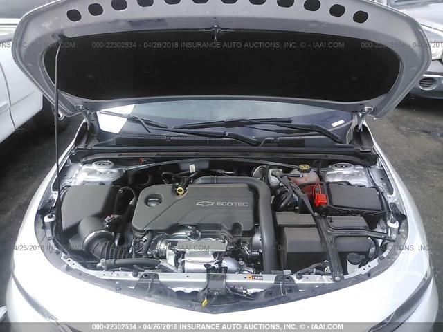 1G1ZB5ST6JF142253 - 2018 CHEVROLET MALIBU LS 银色 照片 10